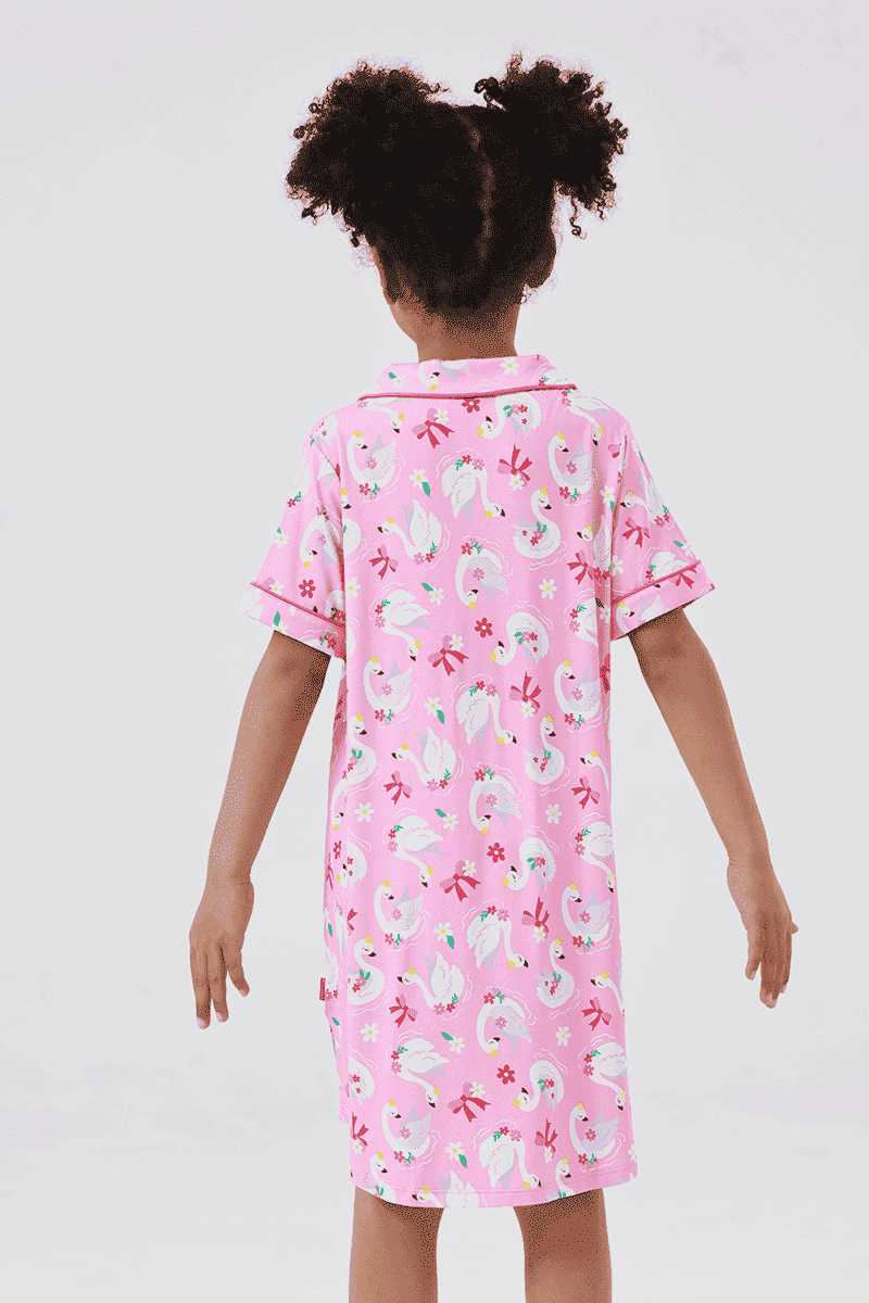 Custom Kids Bamboo Sleepshirt Nightshirt Manufacturer-2416520372
