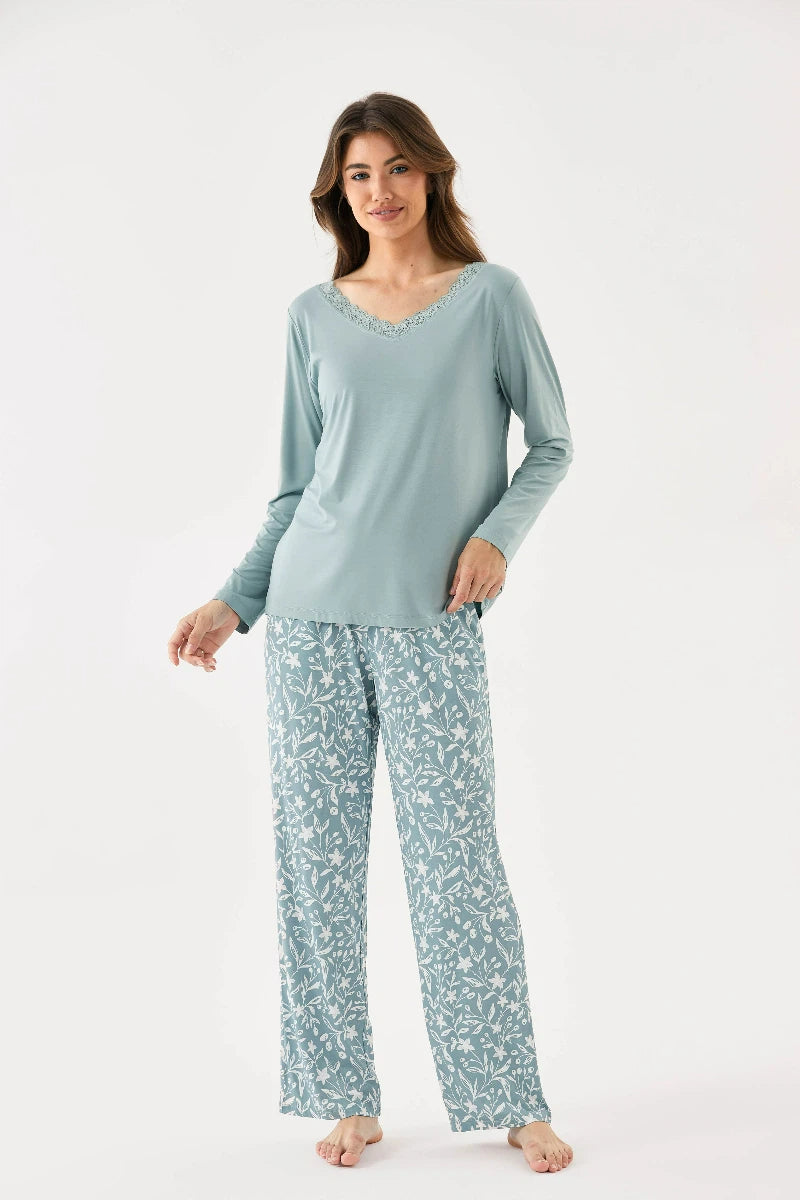 Custom Relaxed Women Bamboo Home Lounge Set Manufacturer