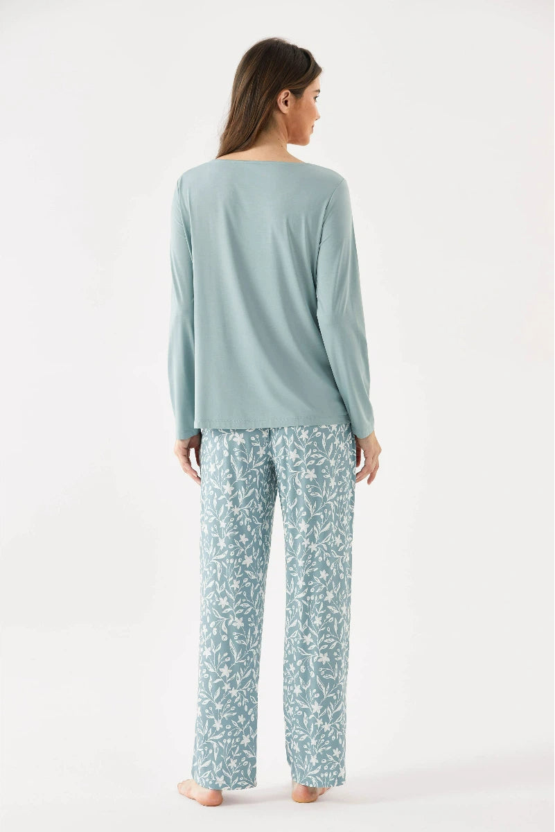 Custom Relaxed Women Bamboo Home Lounge Set Manufacturer