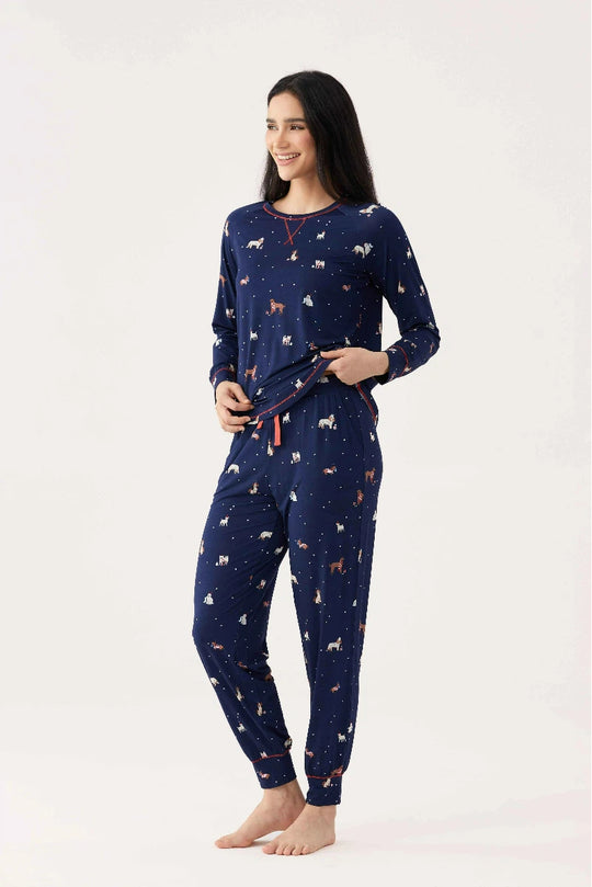 Private Label Women Bamboo Pajama Set Factory