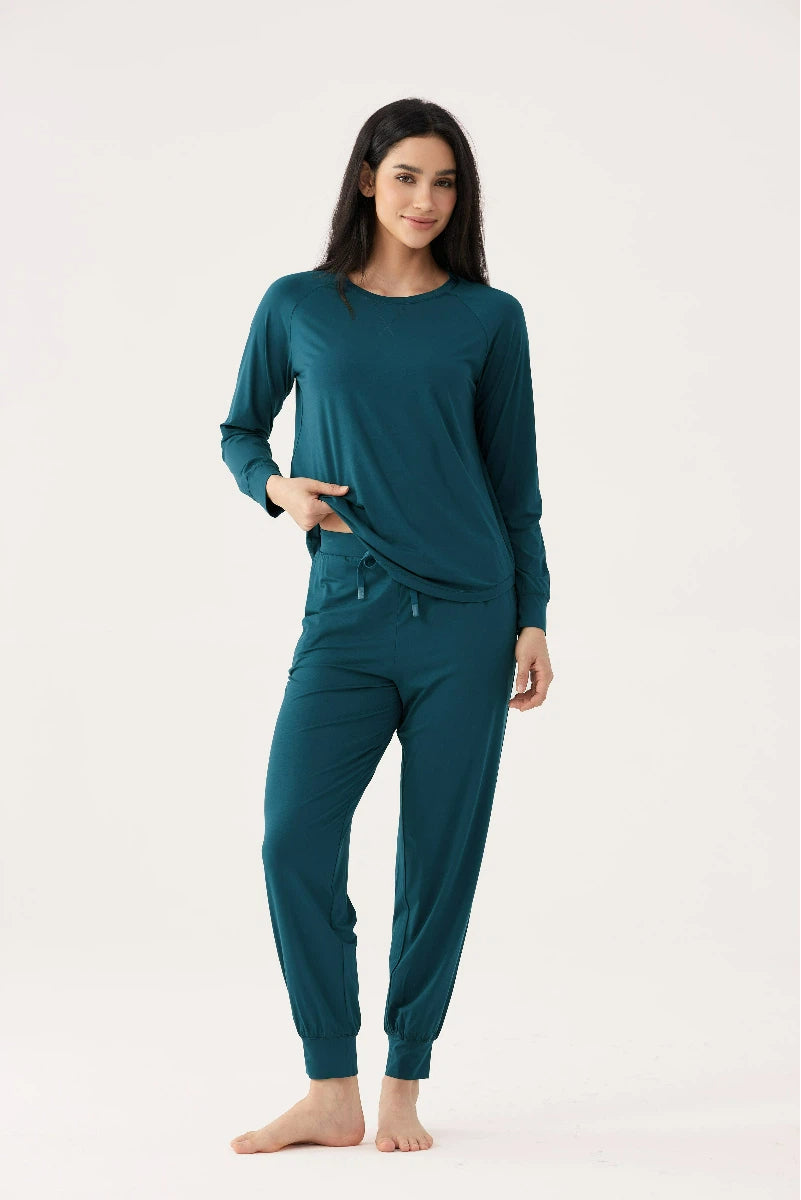 Private Label Women Bamboo Pajama Set Factory