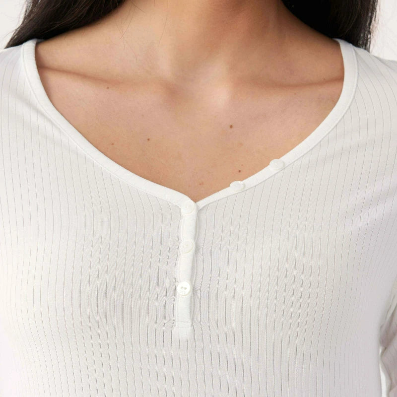 Custom Bamboo Ribbed Women's Nightdress Factory