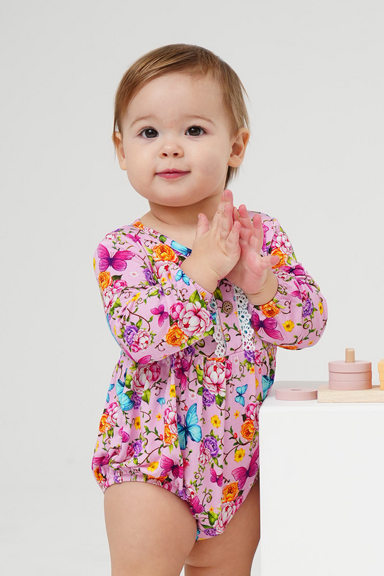 Customized Bamboo Baby Onesies, Infant Long-Sleeved Onesie Manufacturers-2416520459