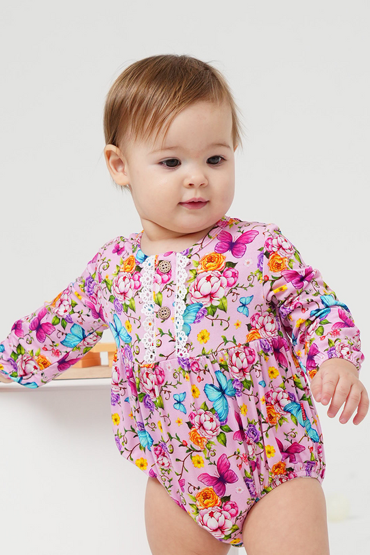Customized Bamboo Baby Onesies, Infant Long-Sleeved Onesie Manufacturers-2416520459