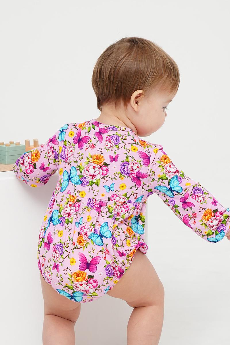 Customized Bamboo Baby Onesies, Infant Long-Sleeved Onesie Manufacturers-2416520459