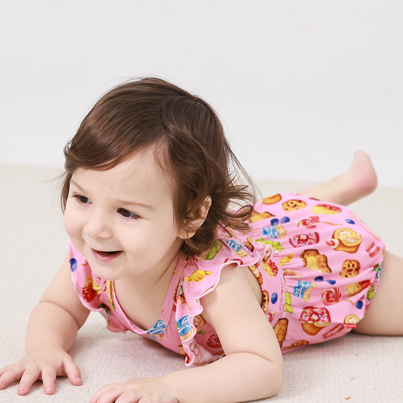 Customized Bamboo Baby Sleeveless Onesie Manufacturers-2416520276