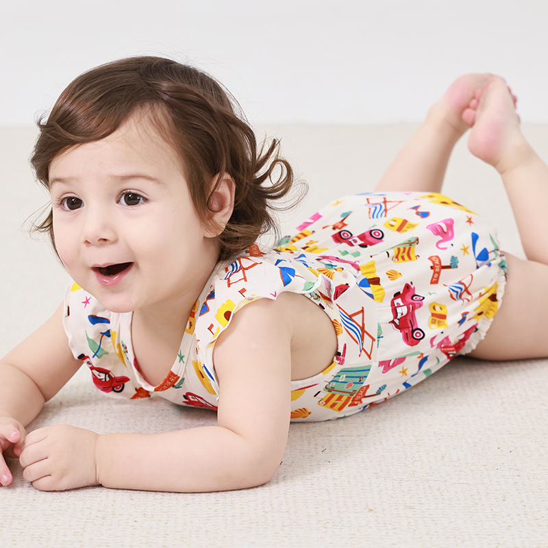 Customized Bamboo Baby Sleeveless Onesie Manufacturers-2416520276