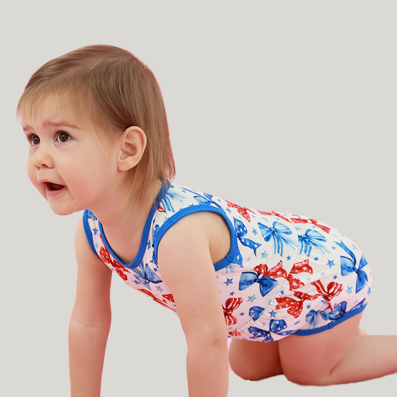 Customized Bamboo Baby Shirt, Infant Sleeveless Onesie Manufacturers-2416520408