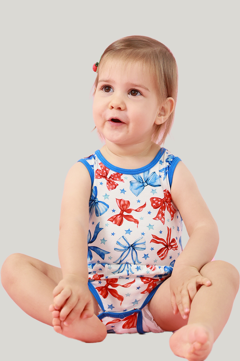 Customized Bamboo Baby Shirt, Infant Sleeveless Onesie Manufacturers-2416520408