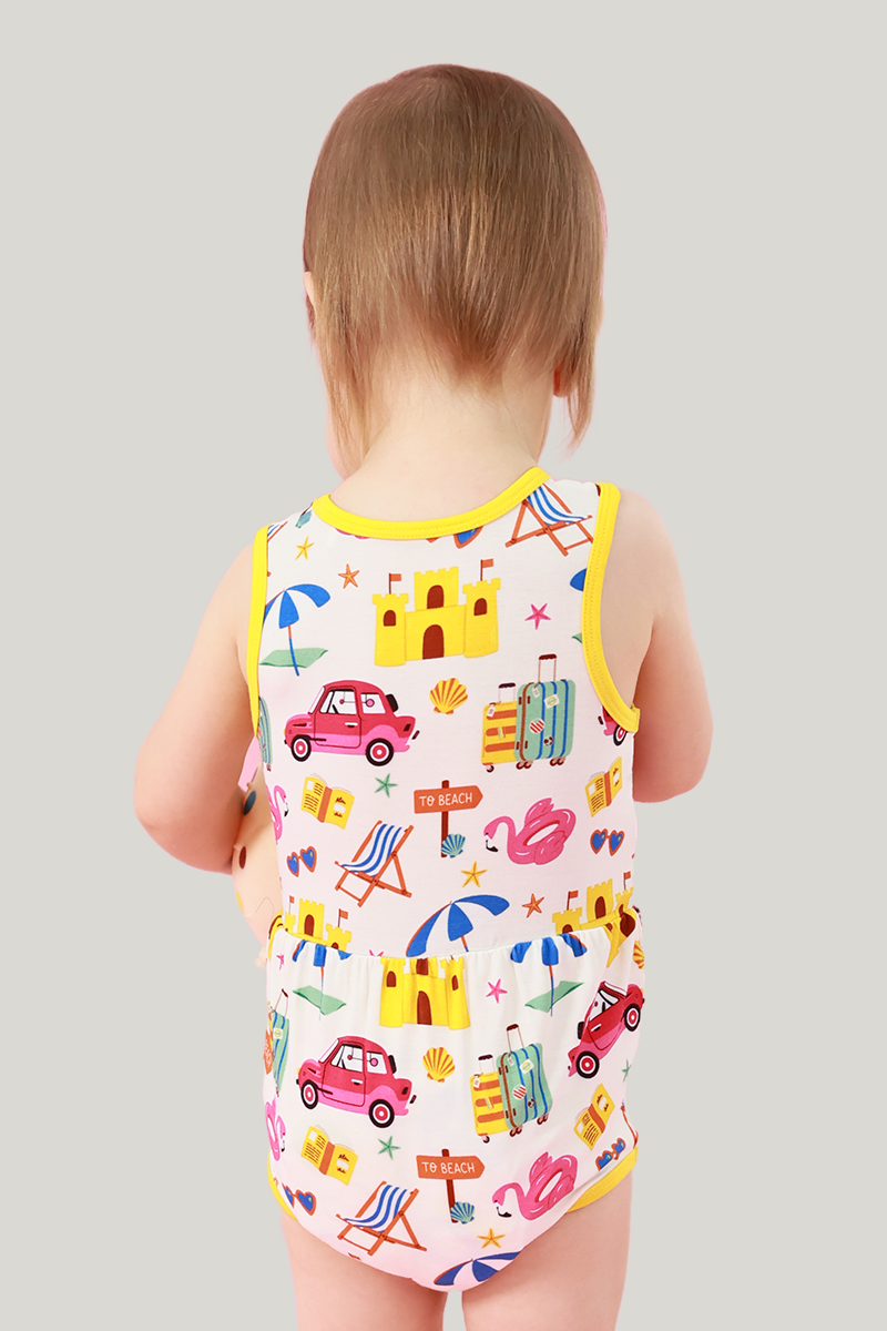 Customized Bamboo Baby Shirt, Infant Sleeveless Onesie Manufacturers-2416520408
