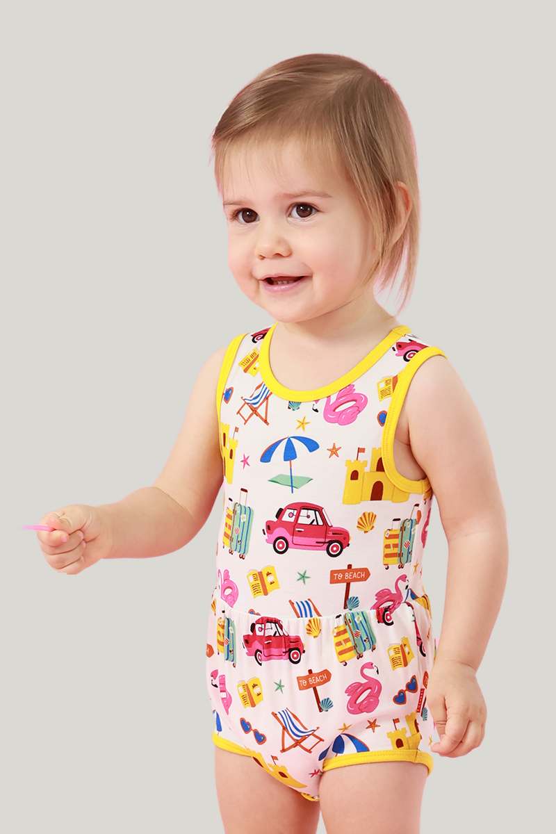Customized Bamboo Baby Shirt, Infant Sleeveless Onesie Manufacturers-2416520408