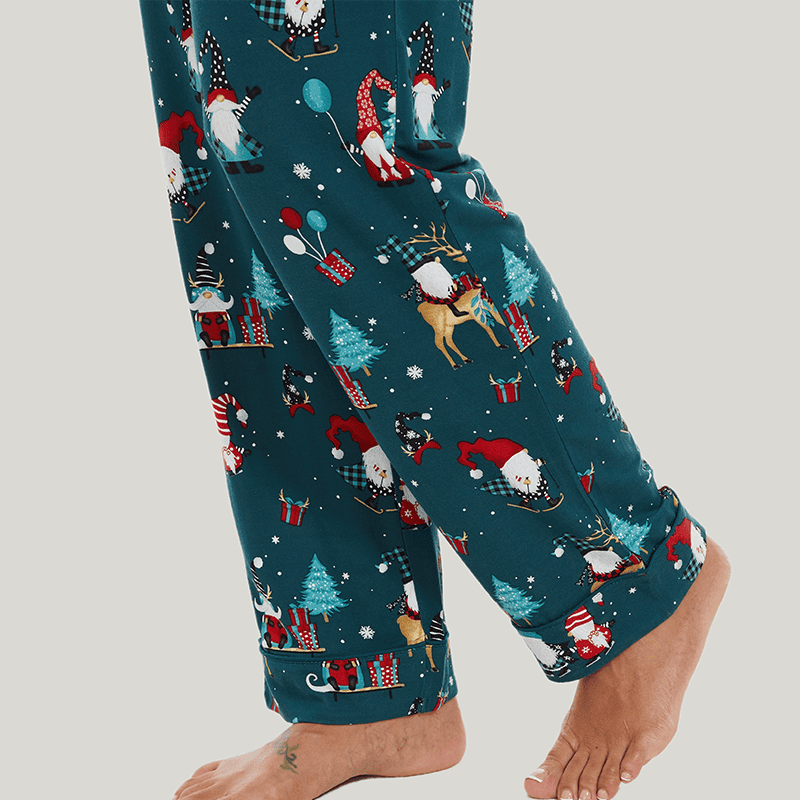 Customized Bamboo Spandex Women'S Christmas Printed Pjs Factories-180320028