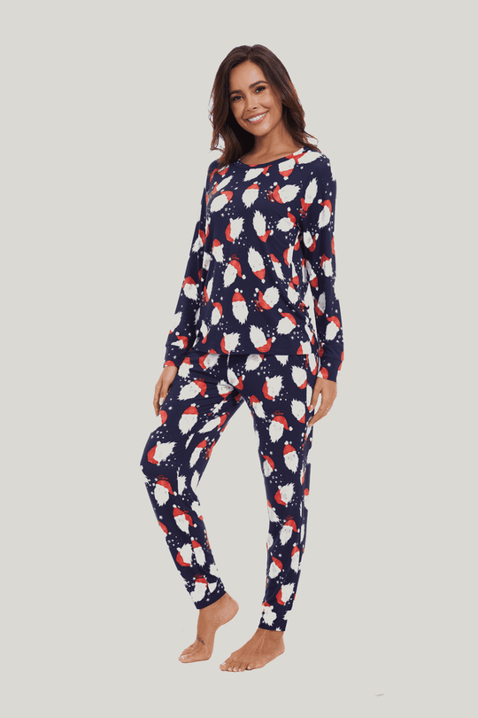 Customized Bamboo Spandex Women'S Christmas Printed Loungewear Factories-2411820018