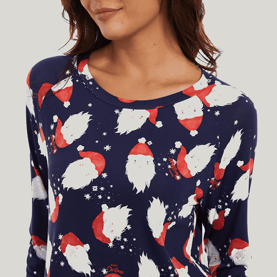 Customized Bamboo Spandex Women'S Christmas Printed Loungewear Factories-2411820018