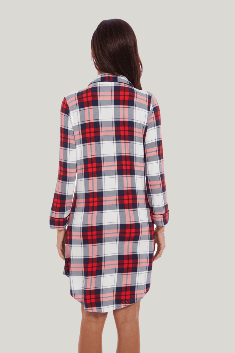 Customized Bamboo Spandex Women'S Long Sleeve Nightshirt Factories-21145013