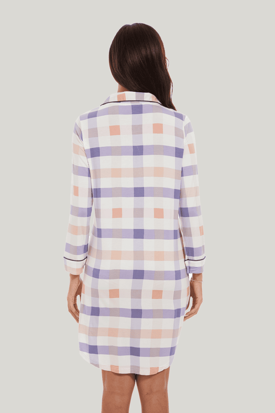 Customized Bamboo Spandex Women'S Long Sleeve Nightshirt Factories-21145013