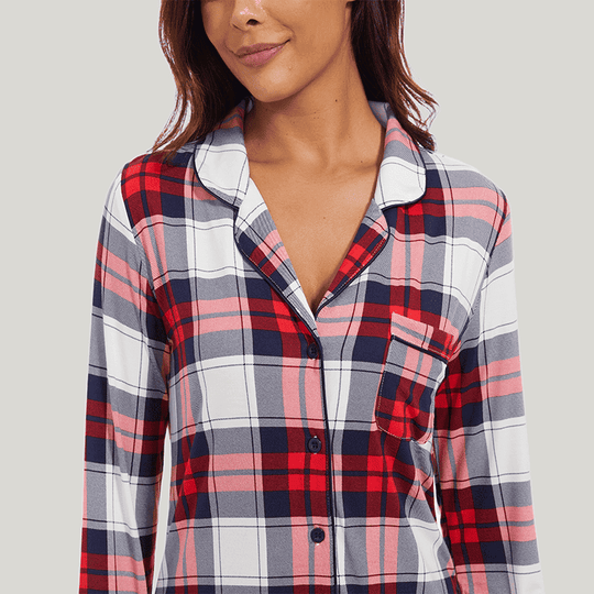 Customized Bamboo Spandex Women'S Long Sleeve Nightshirt Factories-21145013