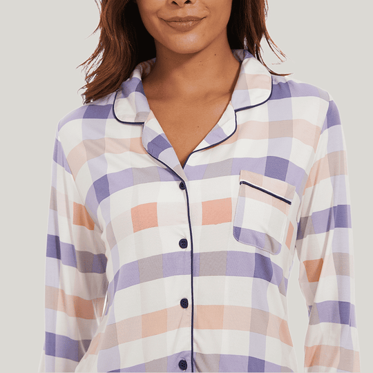 Customized Bamboo Spandex Women'S Long Sleeve Nightshirt Factories-21145013