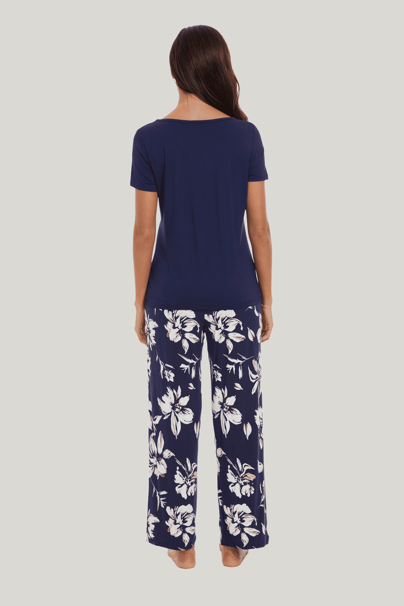 Customized Bamboo Spandex Women'S Printed Pajama Pants Factories-2211820012