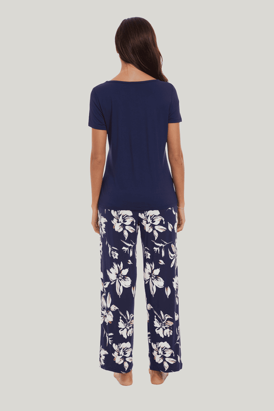 Customized Bamboo Spandex Women'S Printed Pajama Pants Factories-2211820012