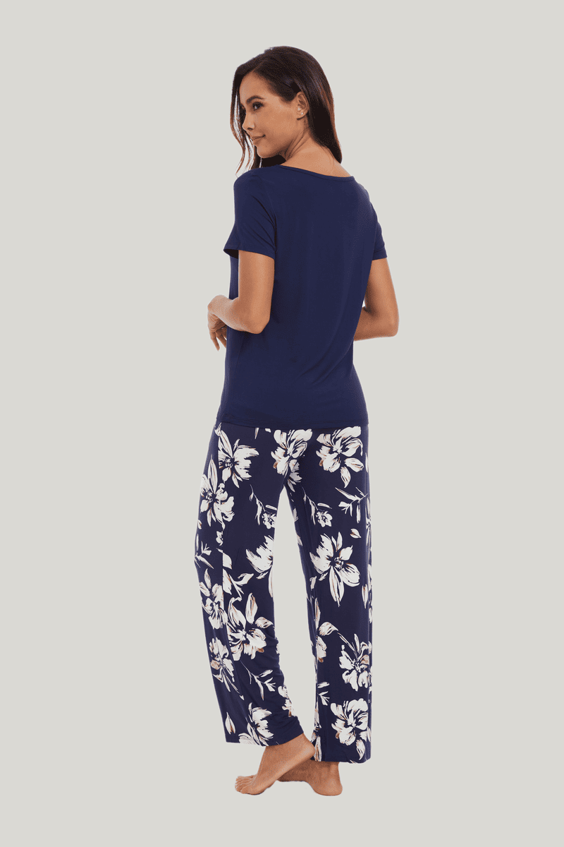 Customized Bamboo Spandex Women'S Printed Pajama Pants Factories-2211820012