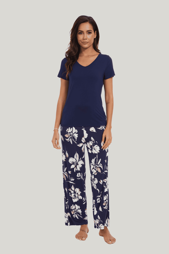 Customized Bamboo Spandex Women'S Printed Pajama Pants Factories-2211820012