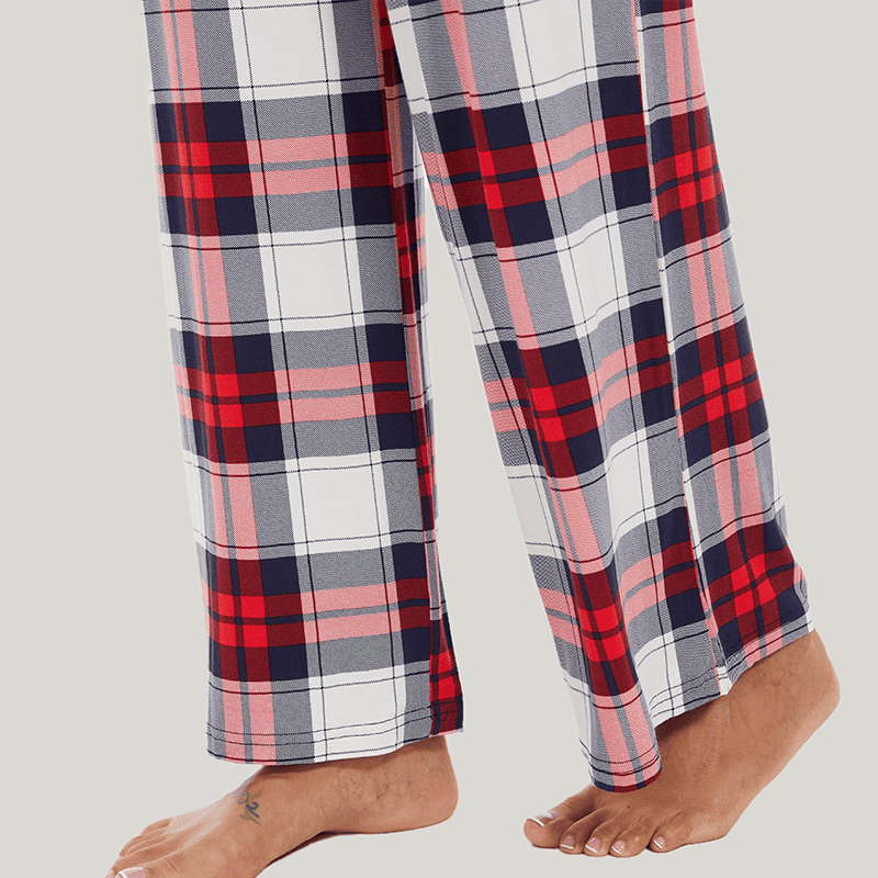 Customized Bamboo Spandex Women'S Plaid Pajama Bottoms Factories-2211820012