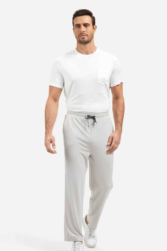 Customized Bamboo Wide-Leg Men'S Pajama Pants