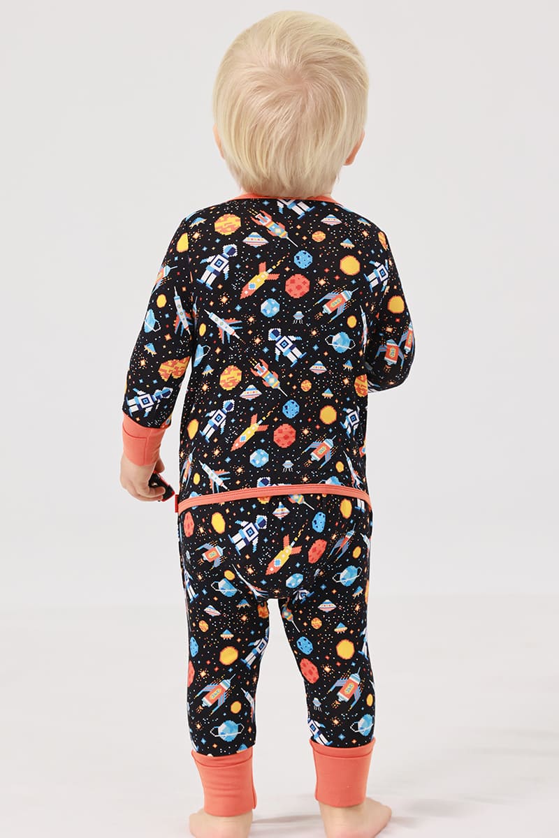 Customized Bulk Bamboo Baby Back-Opening Jumpsuit-G3939191