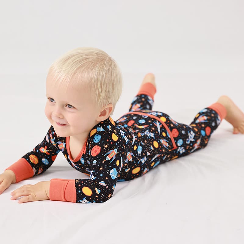 Customized Bulk Bamboo Baby Back-Opening Jumpsuit-G3939191