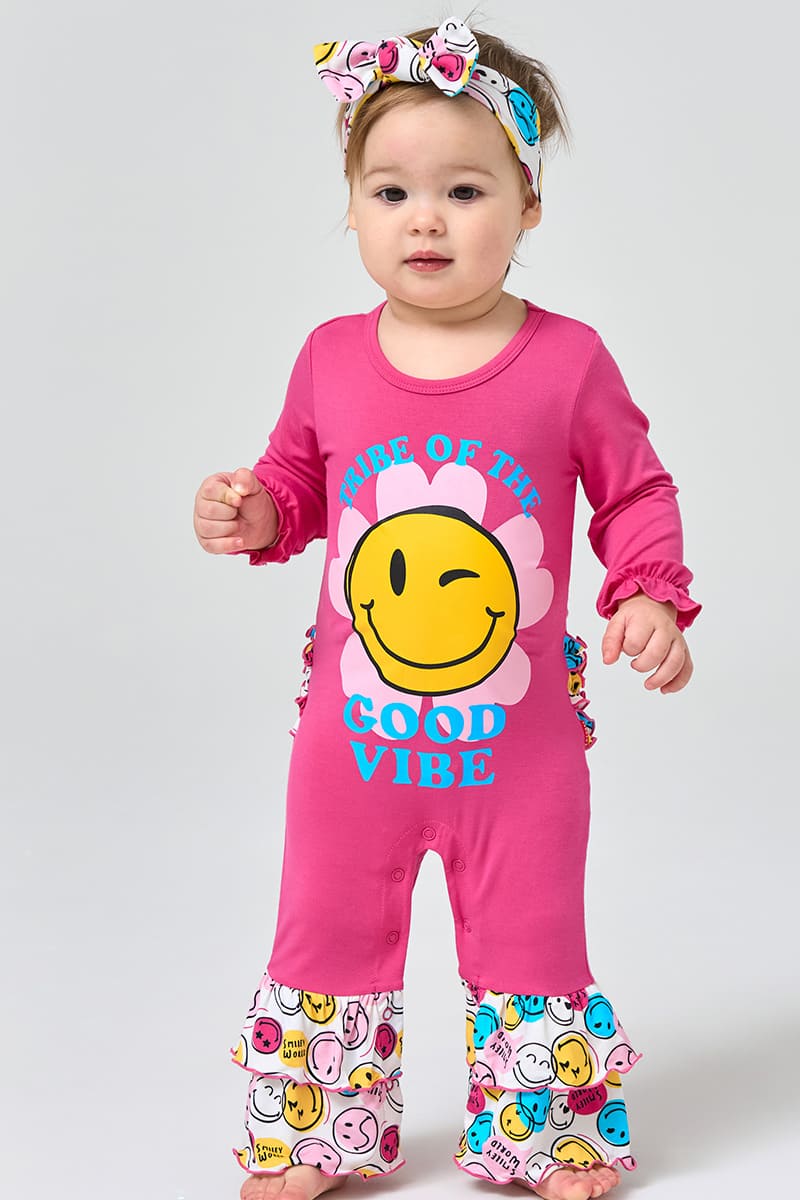 Customized Bulk Bamboo Baby Jumpsuit And Hairband Factory