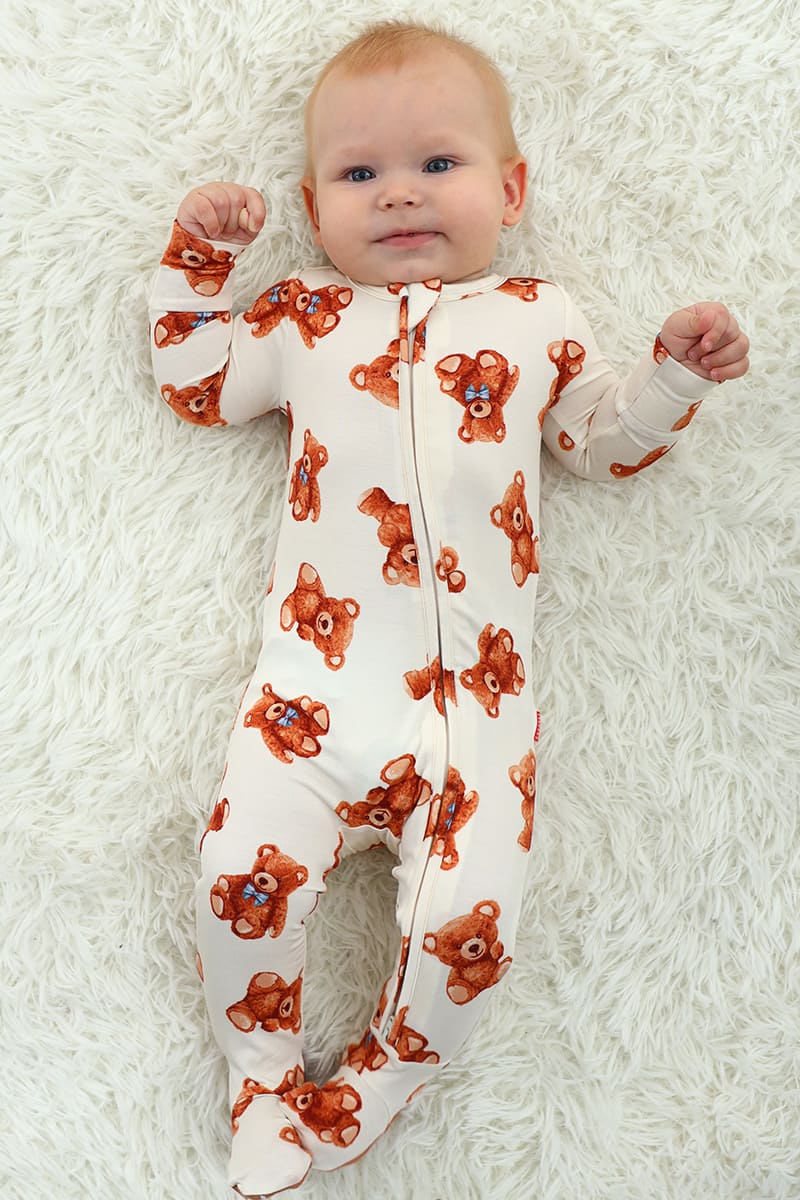 Customized Bulk Bamboo Baby Zippy Sleepsuit Manufacturer