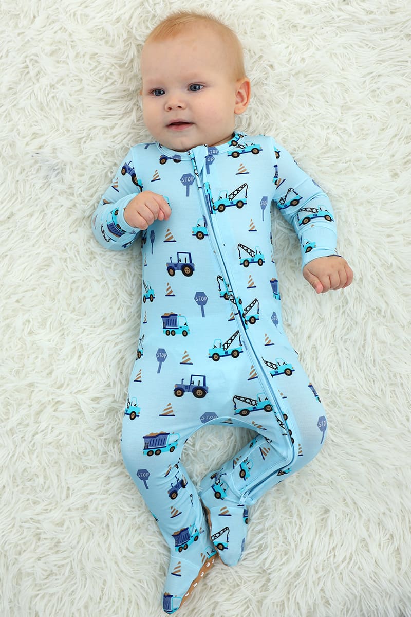 Customized Bulk Bamboo Baby Zippy Sleepsuit Manufacturer