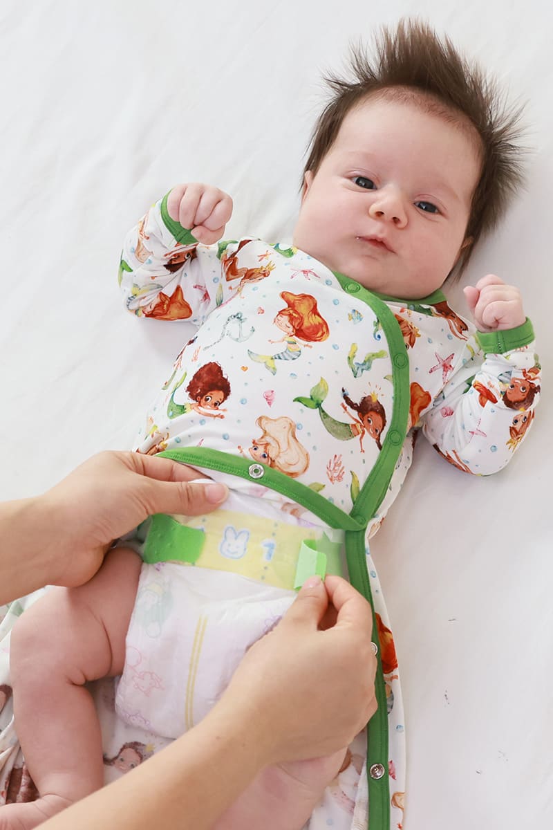 Customized Bulk Bamboo Newborn Long-Sleeved Nightgown Factory-2416525011