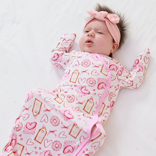 Bulk Bamboo Newborn Long-Sleeved Nightgown Factory-2416525011