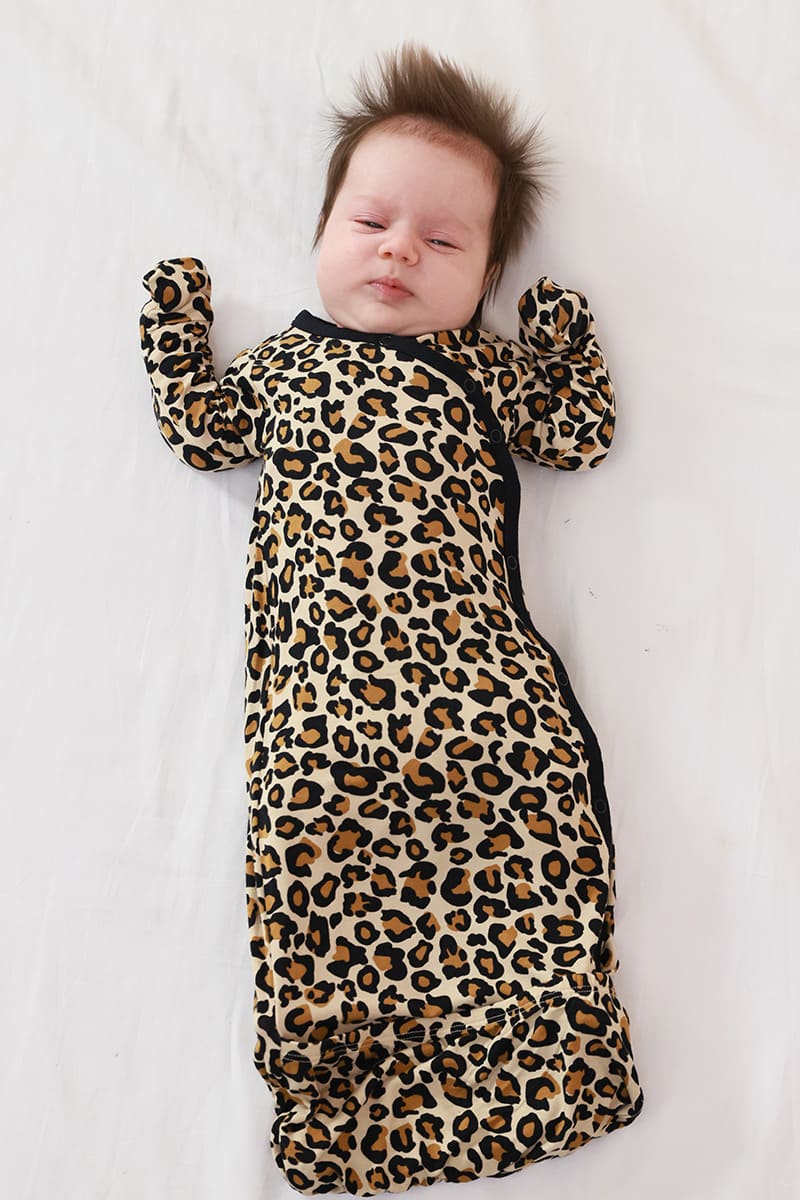 Customized Bulk Bamboo Newborn Long-Sleeved Nightgown Factory