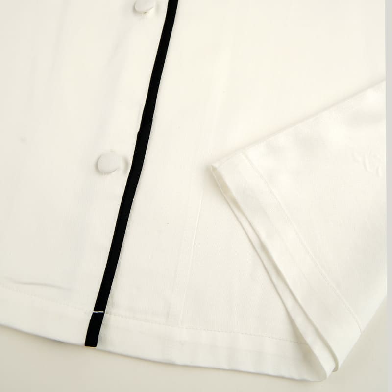 Open Collar And Cuff Pj Factory