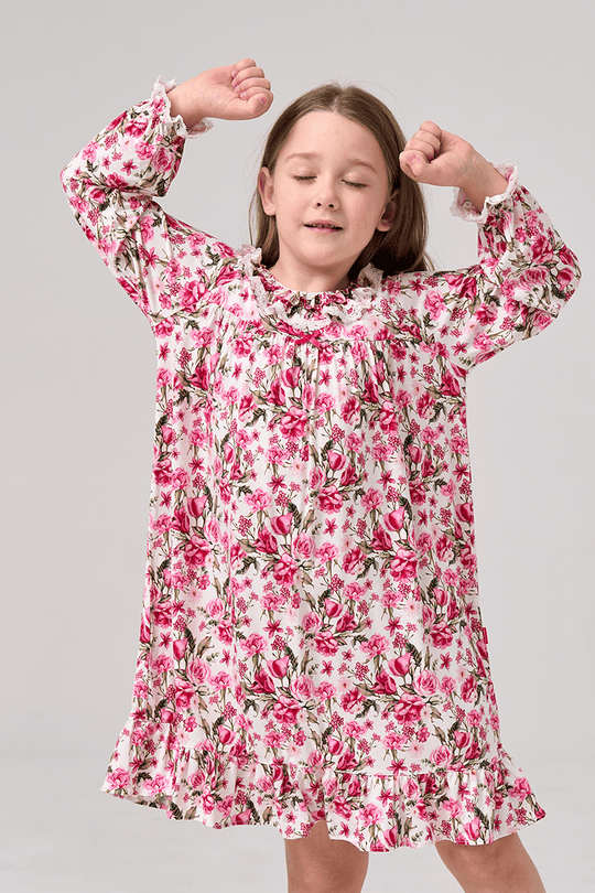 Customized Kids Bamboo Nightgown, Printed Nightgown Manufacturer-2416520338