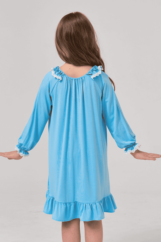 Customized Kids Bamboo Plain Nightgown Manufacturer-2416520338