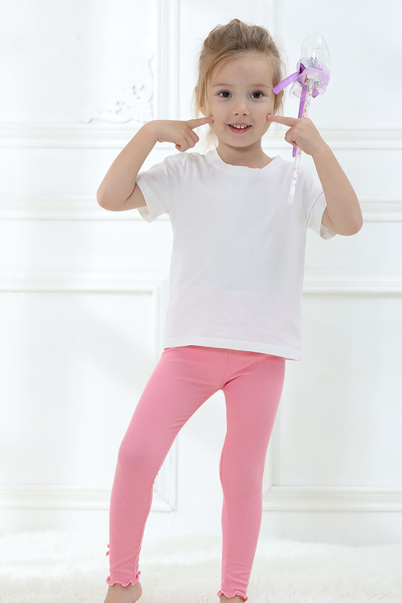 Custom Kids Bamboo Ribbed Pajama Set