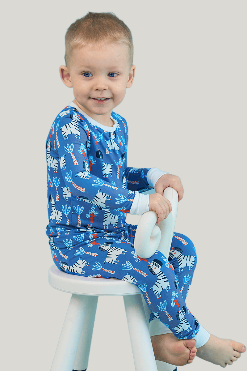 Customized Kids Bamboo T-Shirt, Fitted Short-Sleeved Shorts Pajamas-2416520457