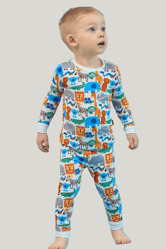 Customized Kids Bamboo T-Shirt, Fitted Short-Sleeved Shorts Pajama