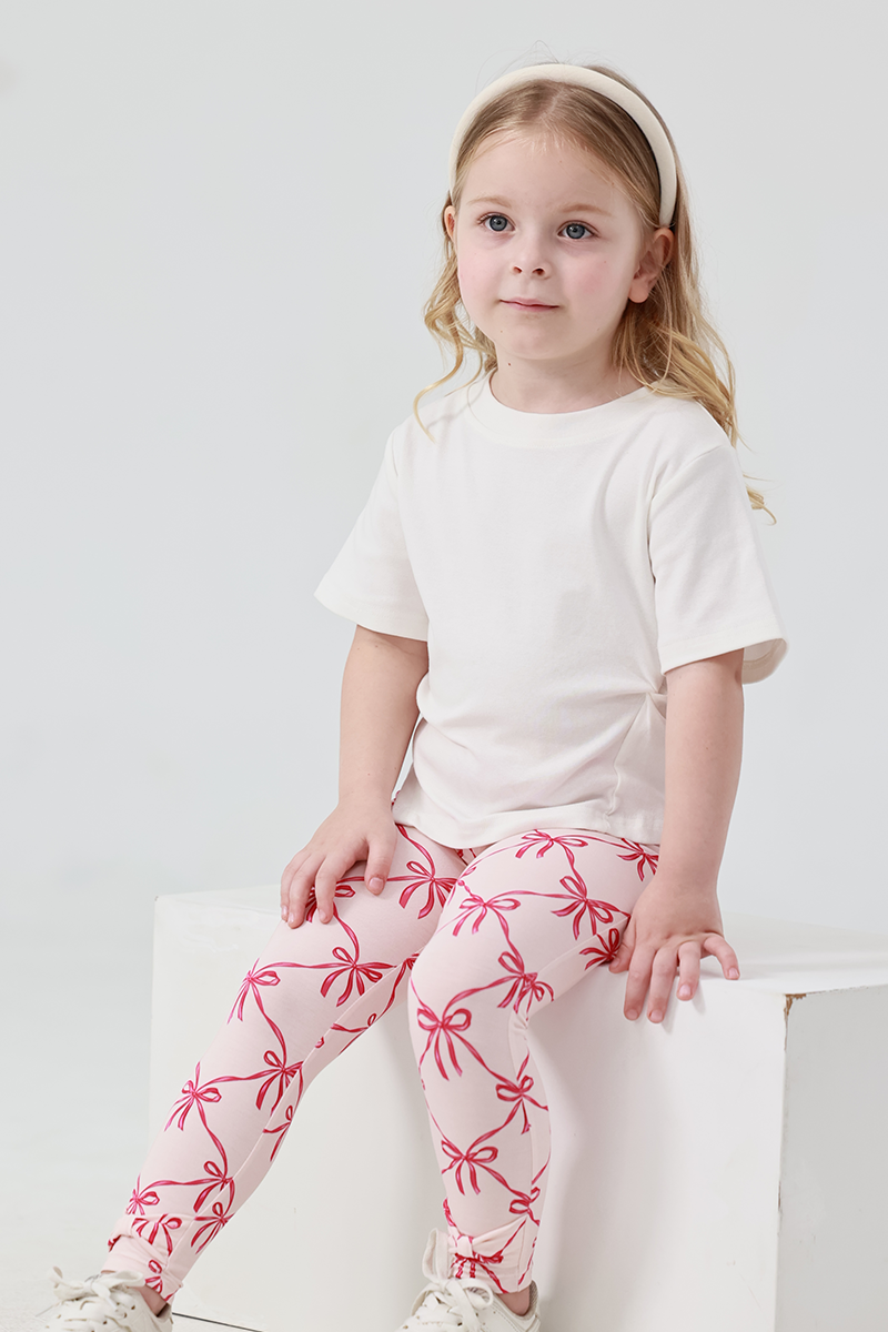 Customized Kids Bamboo T-Shirts and Pants Pajama Sets Manufacturer-2416520292