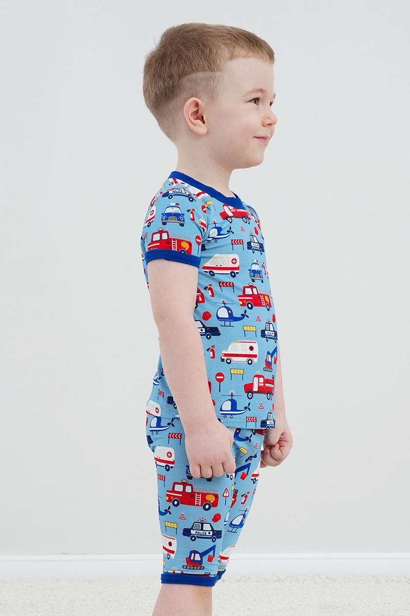 Customized Kids Short-Sleeved Shorts Pajama Sets Manufacturer-2416520356