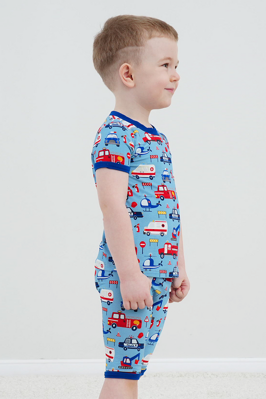 Customized Kids Short-Sleeved Shorts Pajama Sets Manufacturer-2416520356
