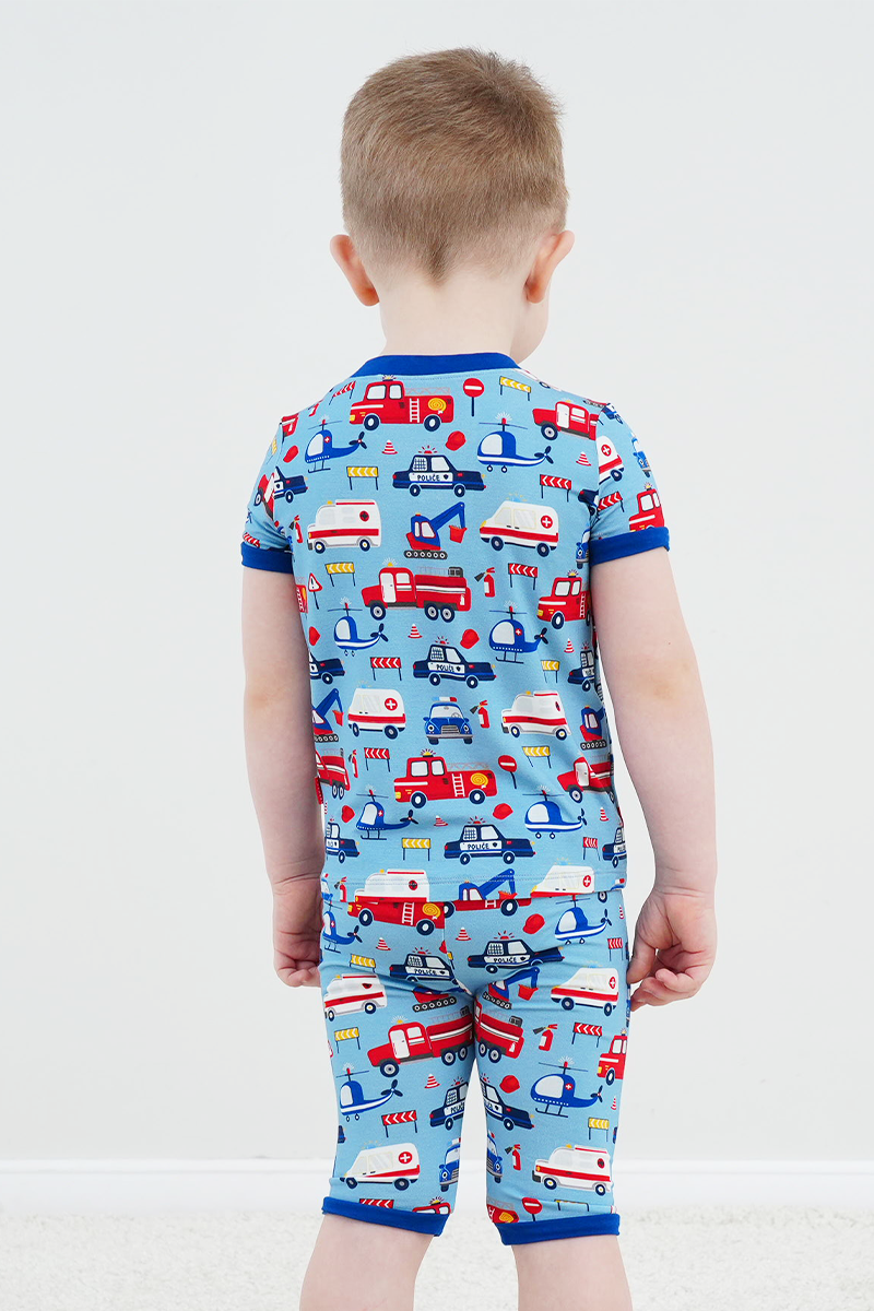 Customized Kids Short-Sleeved Shorts Pajama Sets Manufacturer-2416520356