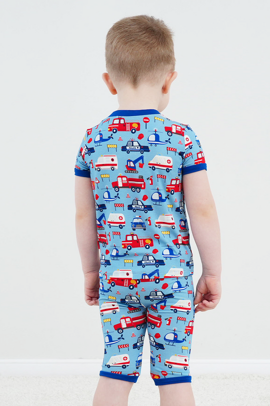 Customized Kids Short-Sleeved Shorts Pajama Sets Manufacturer-2416520356
