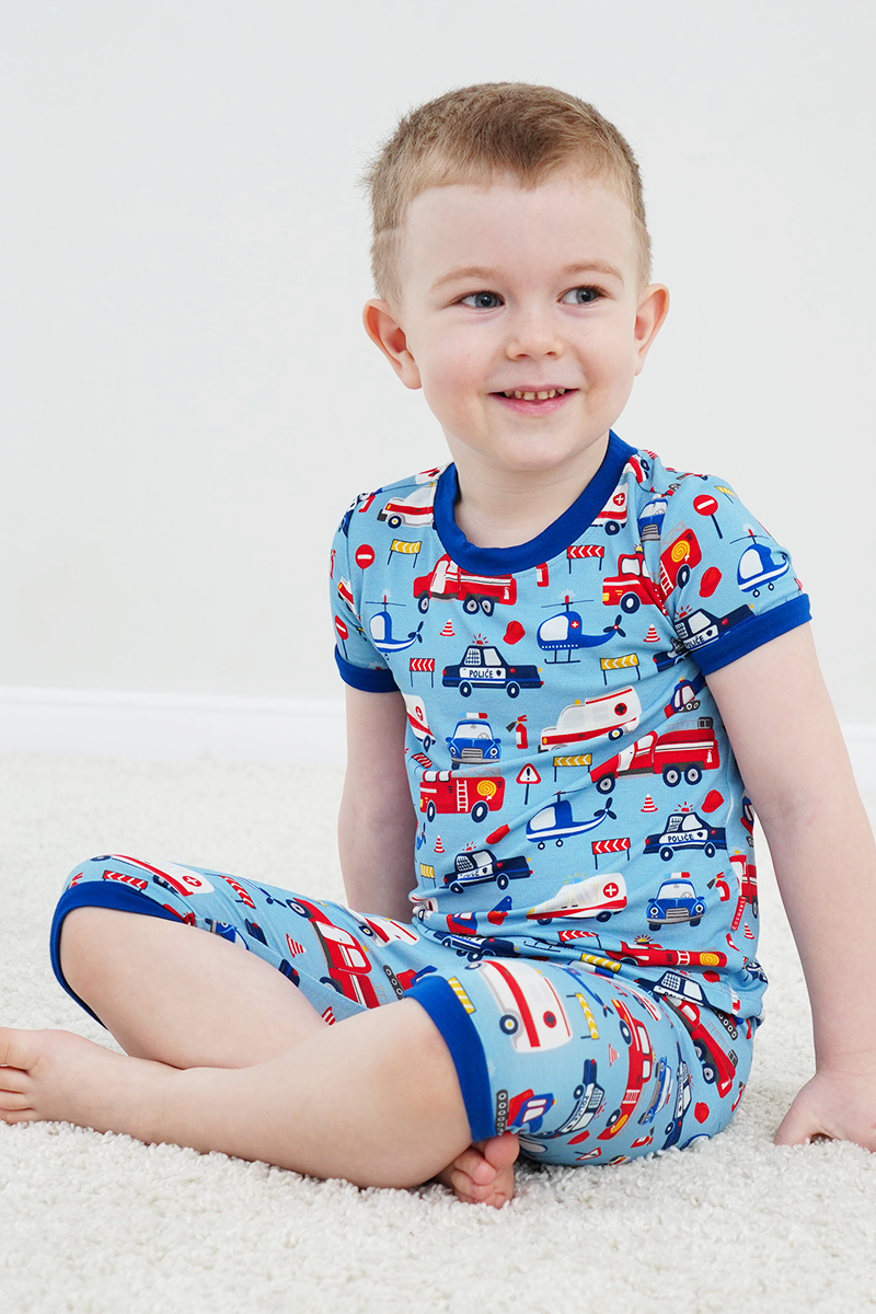 Customized Kids Short-Sleeved Shorts Pajama Sets Manufacturer-2416520356