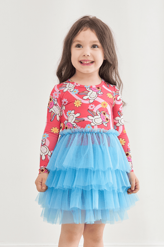 Customized Kids Knitted Long-Sleeved Dress-2416520161