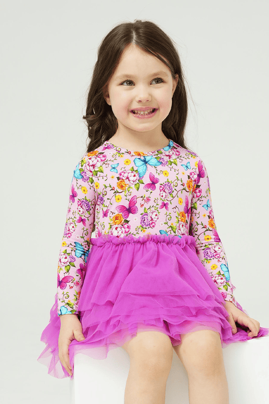 Private Label Kids Knitted Long-Sleeved Dress-2416520161